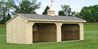 Loafing Pole Shed Plans