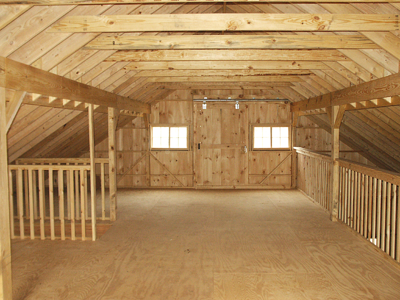Barn Loft Construction - Building Garage Loft