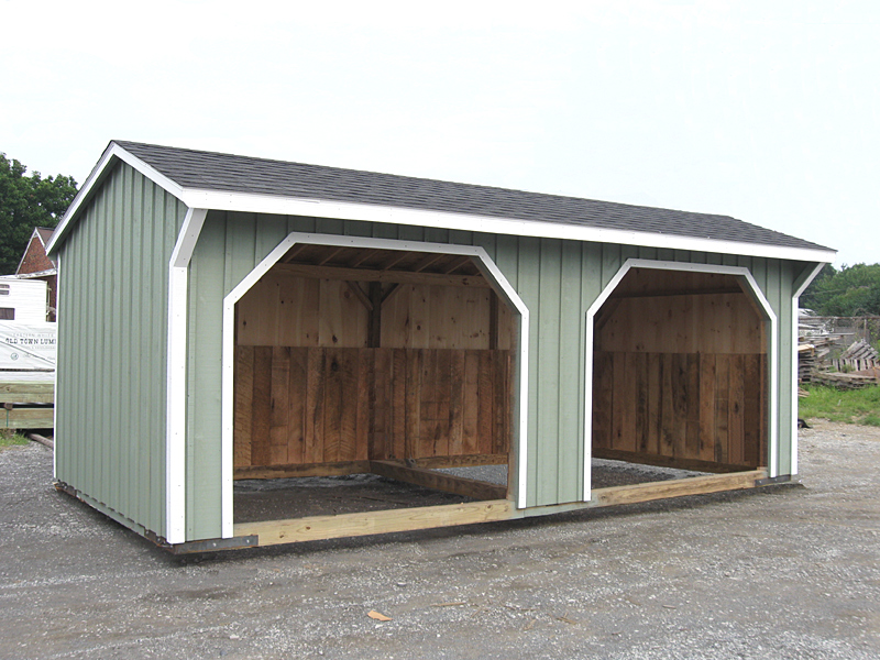 Horse Run in Shed Plans
