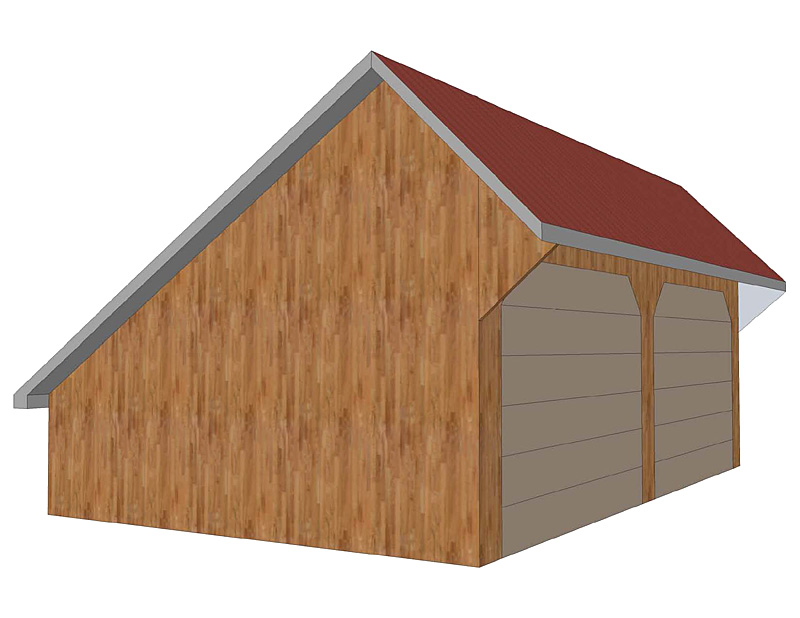 Salt Box Shed Roof Design