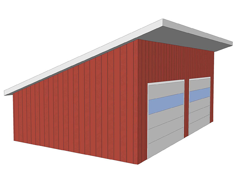 Shed Style Roof