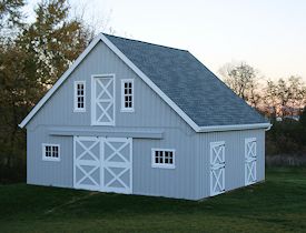 Horse Barn Loft and 10 over 12 Roof Pitch