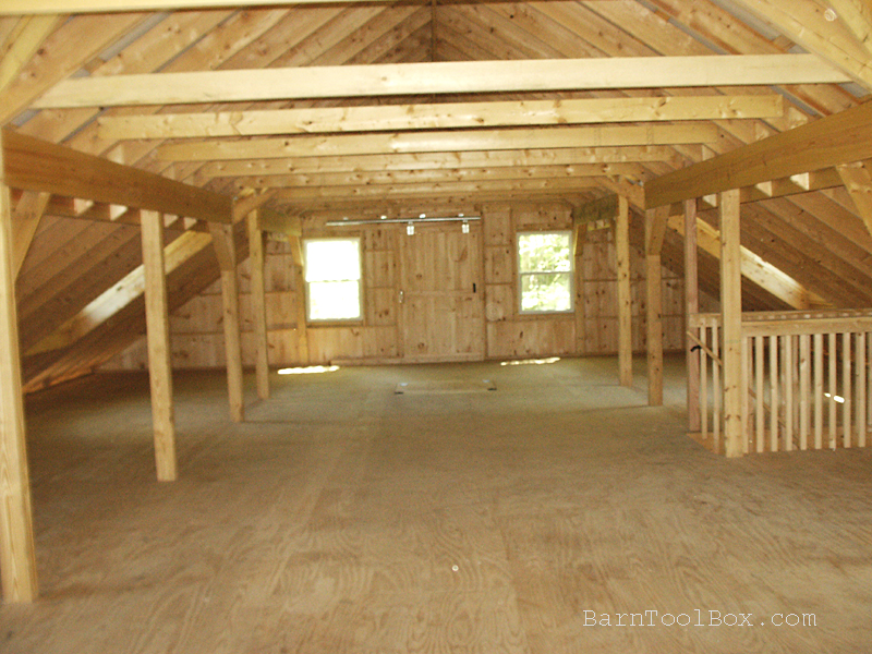 Full Loft in Horse Barn