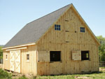 24'x36' Horse Barn with 12/12 roof pitch