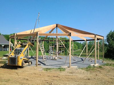 Round Pen Post Placment