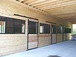 Horse Barn Interior